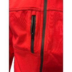 *S* SOFTSHELL SNOW TRACE CZERWONY