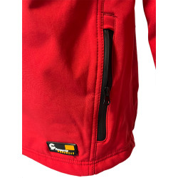 *S* SOFTSHELL SNOW TRACE CZERWONY