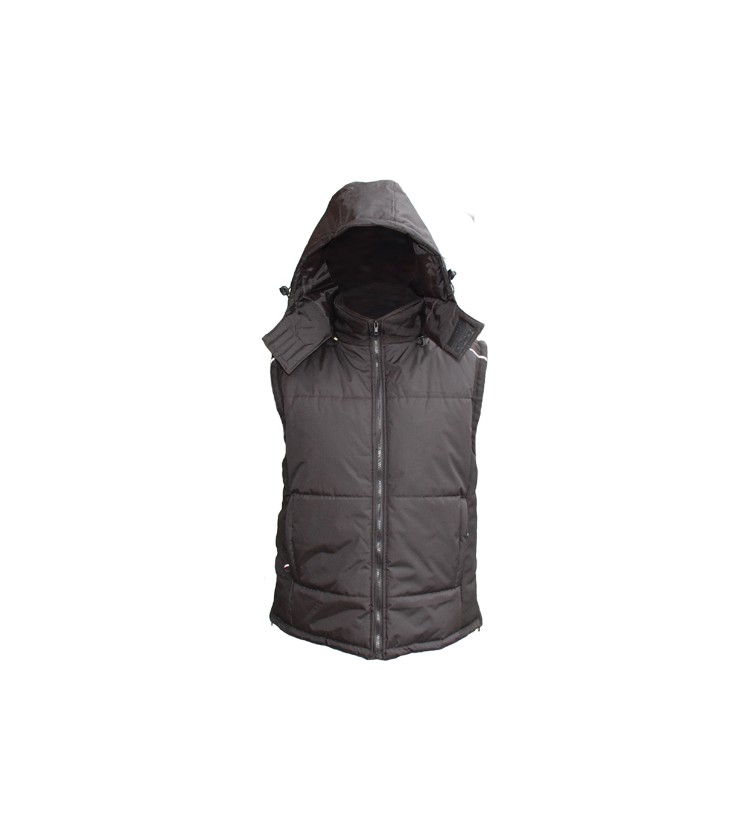 KAMIZELKA HOODIE CZARNA S