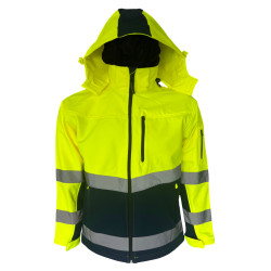 *L*  KURTKA SNOW HAWK ŻÓŁTA