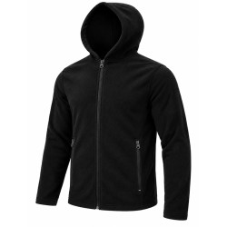 Męski polar roboczy z kapturem 320 gsm Consorte Tanger XXL czarny